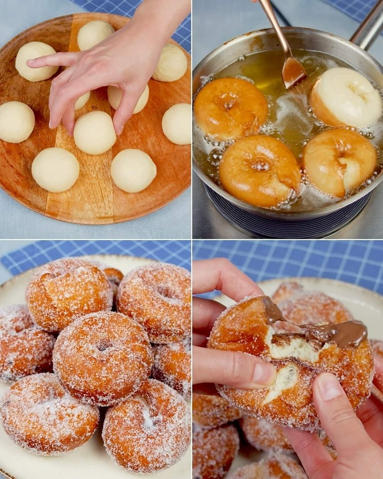 Receta de donas rellenas de chocolate: ¡a grandes y pequeños les encantará!