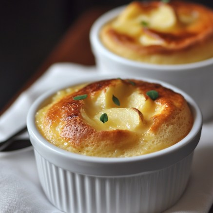 Soufflé de manzana