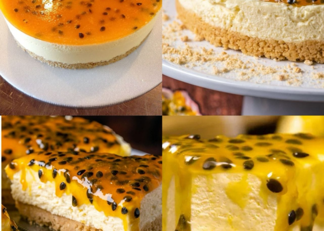 RECETA DE CHEESECAKE DE MARACUYÁ