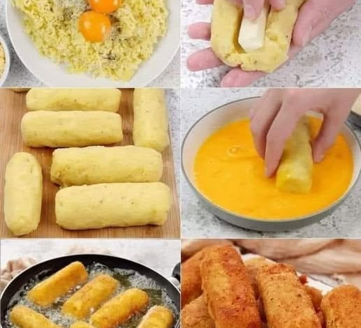 Croquetas de Papa Doradas