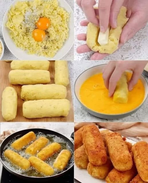 Croquetas de Papa Doradas