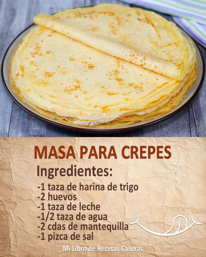 Masa para Crepes