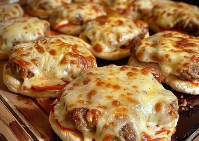 Receta de minihamburguesas de pizza