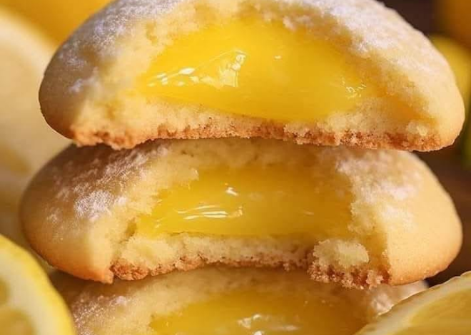 Receta de galletas rellenas de limón