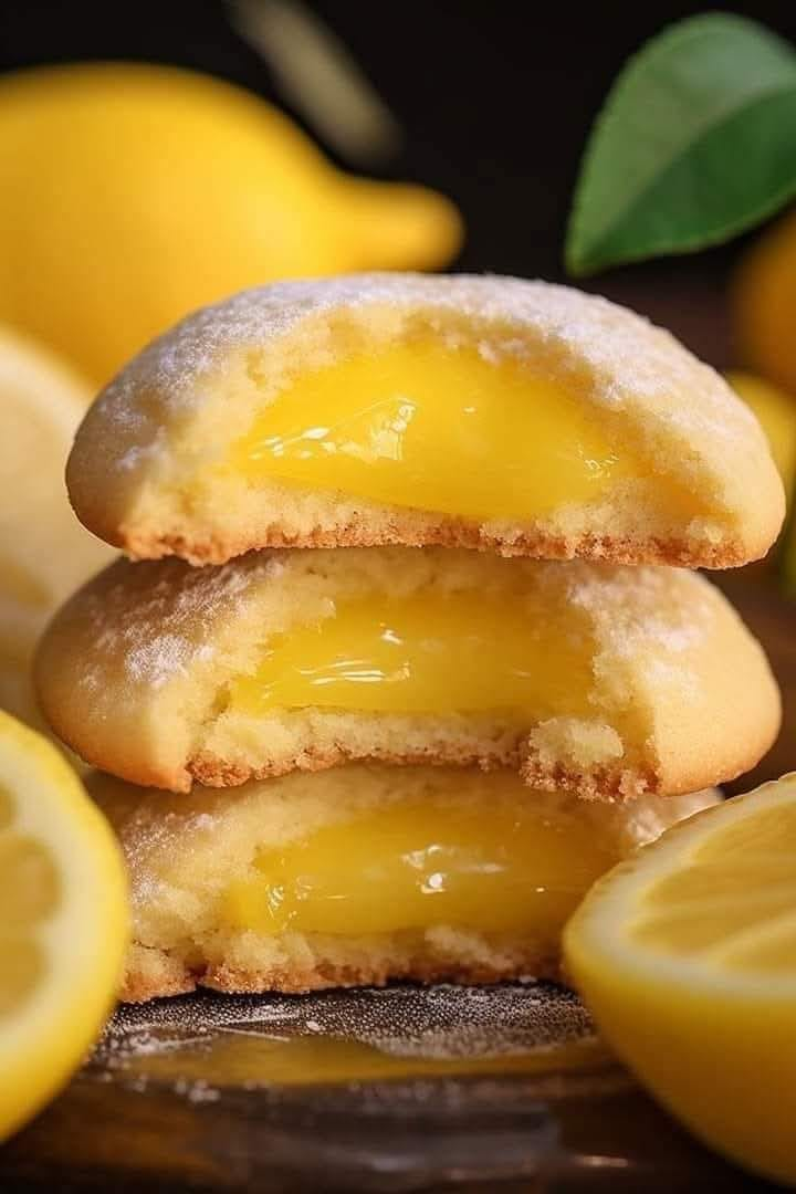 Receta de galletas rellenas de limón