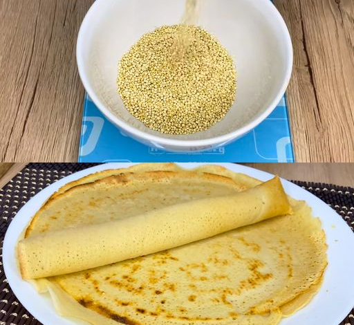 Receta de crepes de quinoa