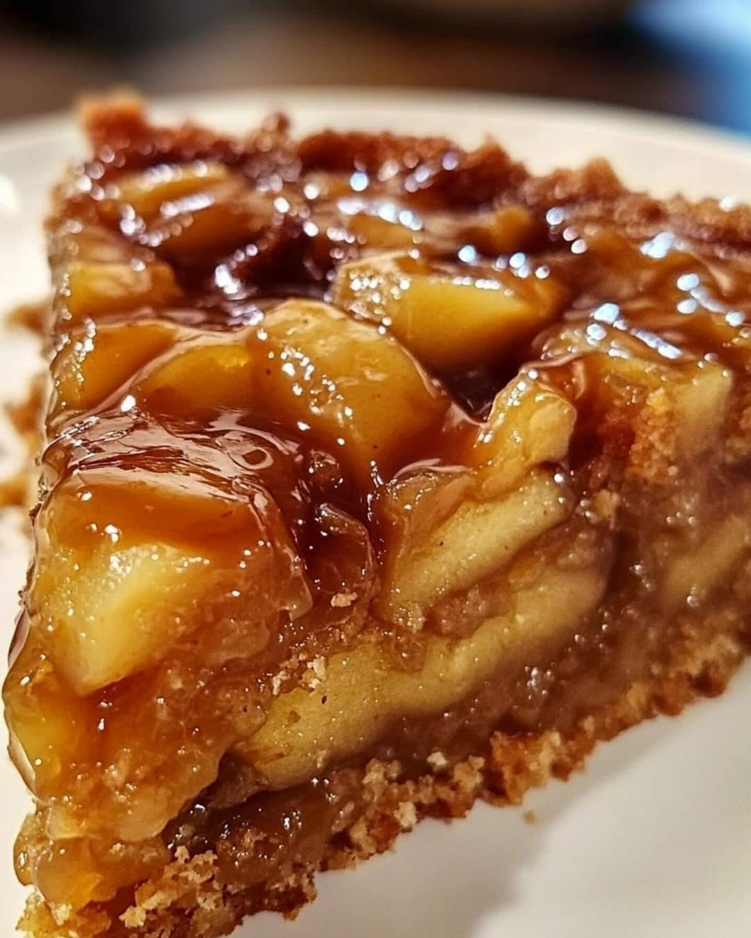 Tarta Sueca de Manzana con Caramelo