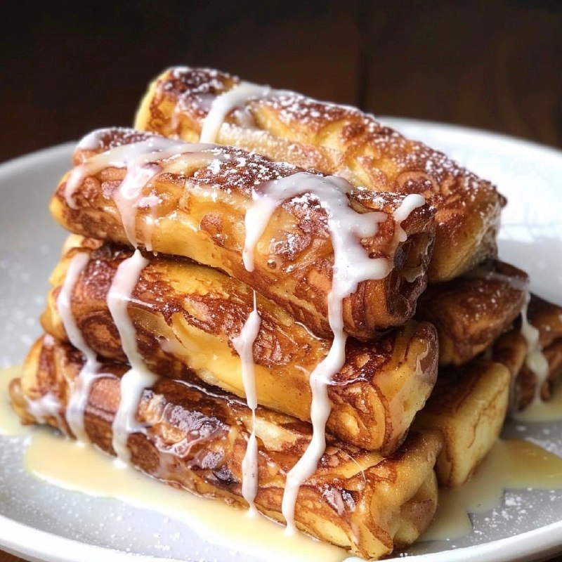 Rollos de canela dorados