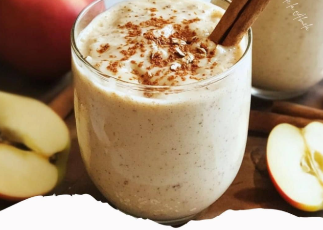 Receta de Batido Manzana y Avena con Canela