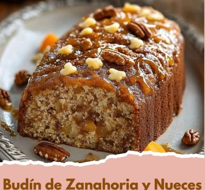 El Irresistible Budín de Zanahoria y Nueces que Todos Querrán Repetir