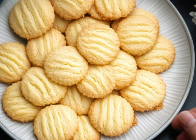 Galletas de 3 ingredientes que se derriten en la boca