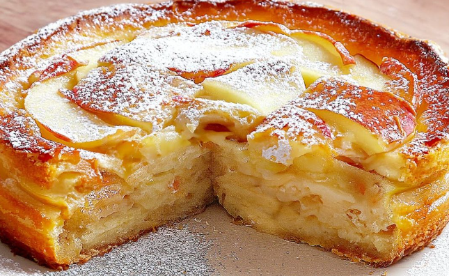 La receta definitiva de pastel alemán con relleno de manzana en 5 minutos de preparación