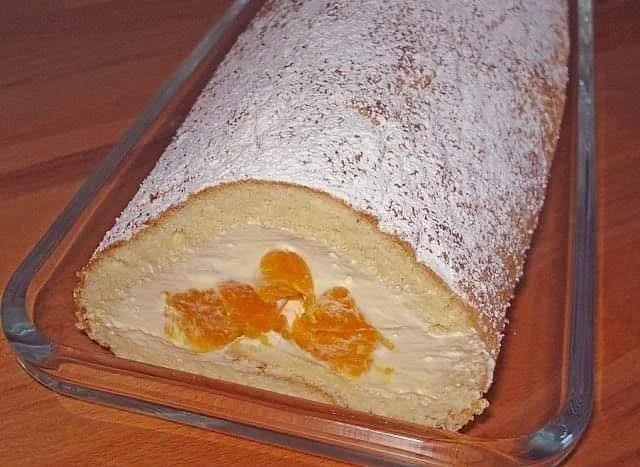 Rollo de Esponja de Quark Mandarín.