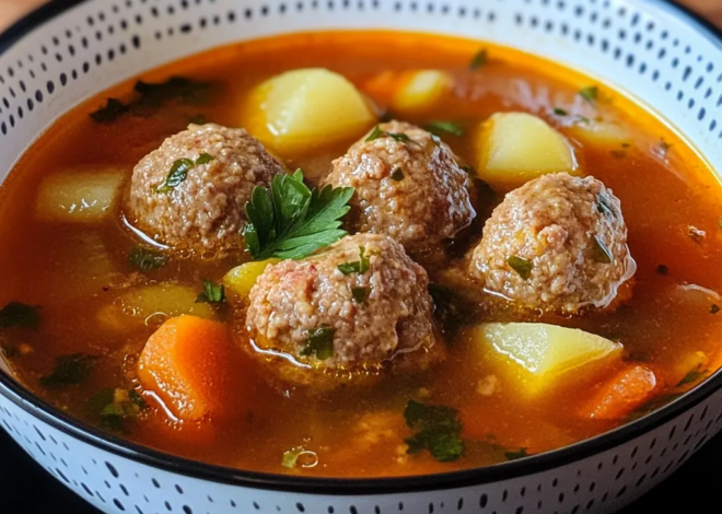 Caldo de Albóndigas