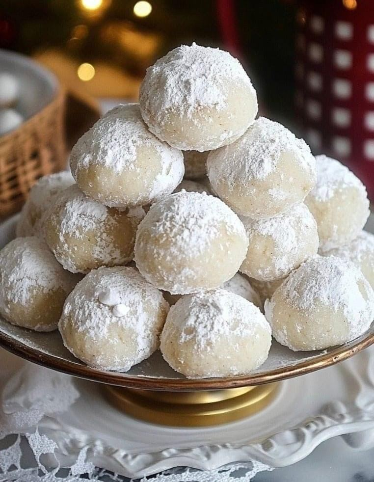 Galletas de bola de nieve