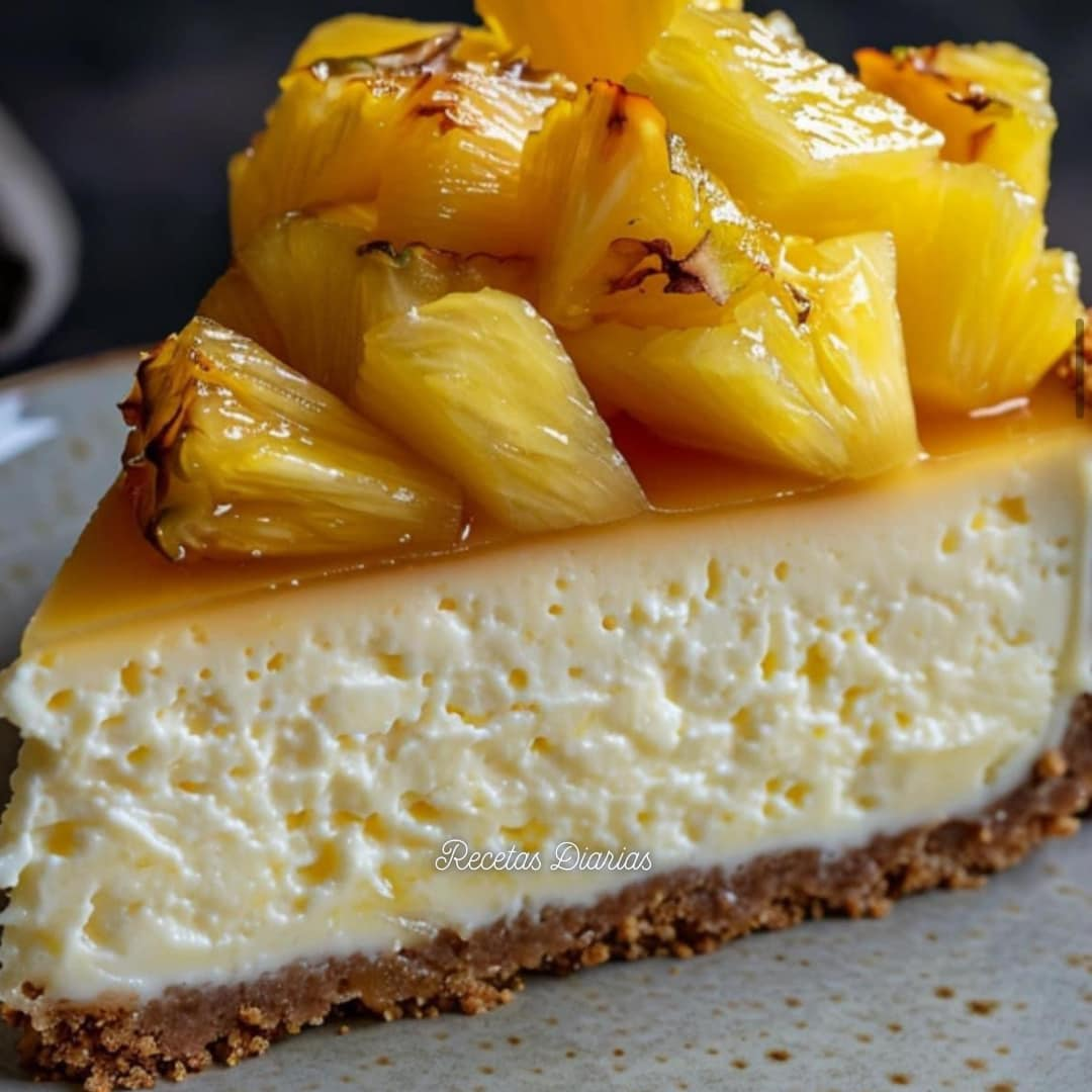 Cheesecake de piña para el cielo