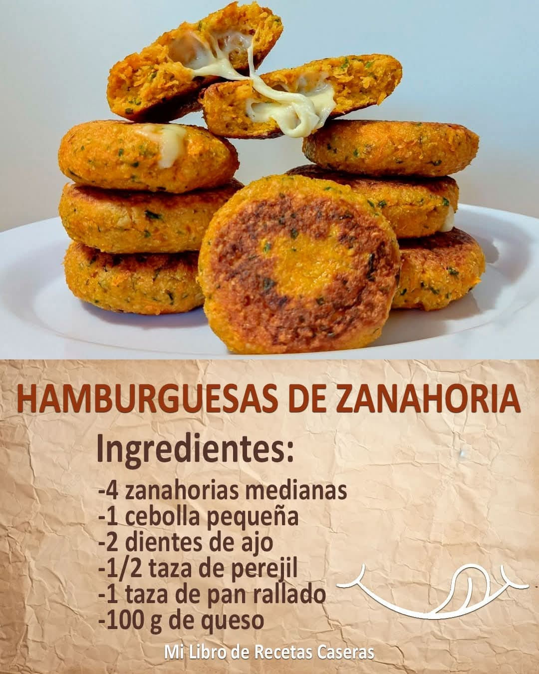 HAMBURGUESAS DE ZANAHORIA