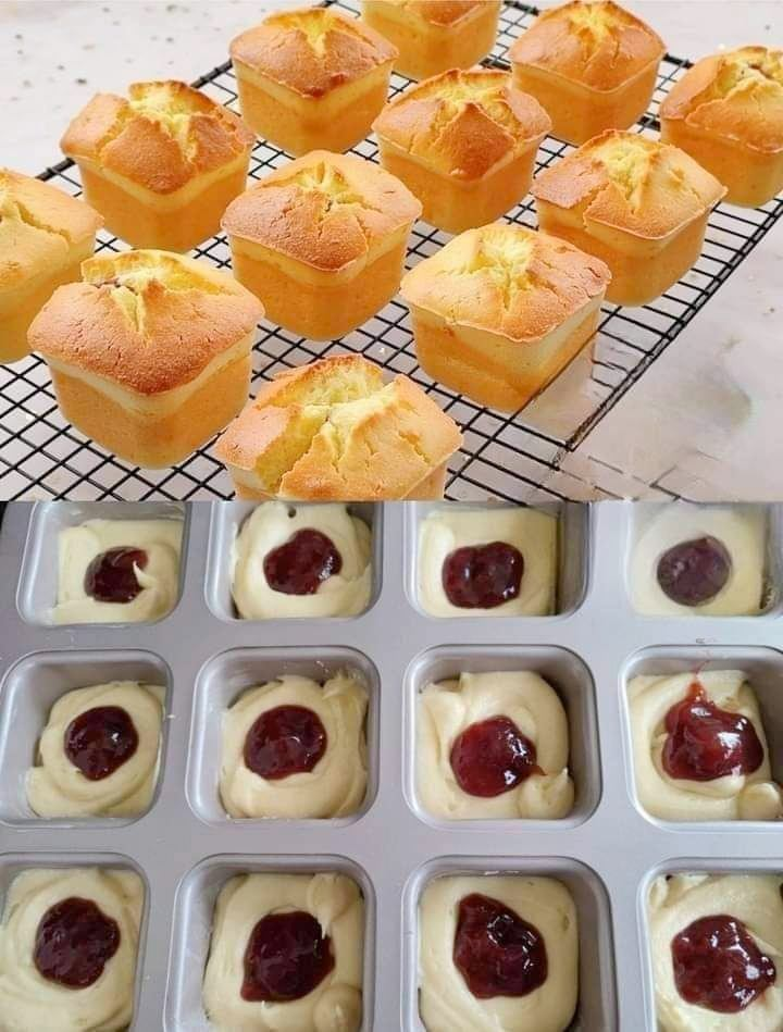 Mini pastel de fresas