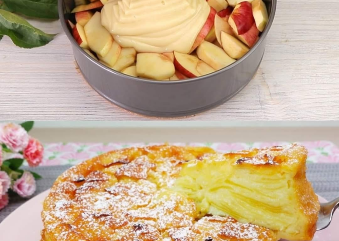 Receta sencilla de tarta de manzana