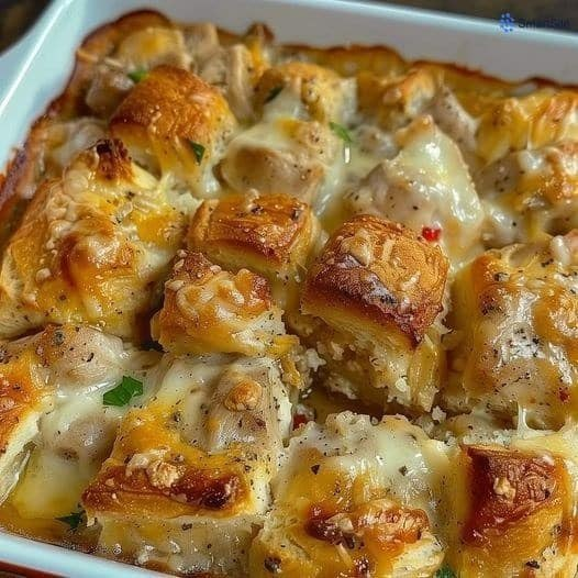 “Mi esposo y yo apenas podíamos volver a la cocina después de la cena porque comimos demasiado de esto. ¡Jaja! ¡Es tan delicioso que no podemos resistirnos!”