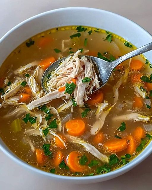 Sopa Casera de Pollo y Verduras: El Antídoto Perfecto para los Días Fríos