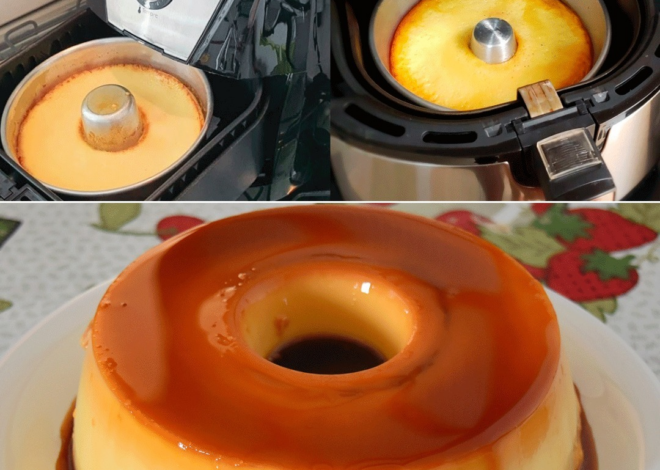 FLAN NAPOLITANO EN FREIDORA DE AIRE