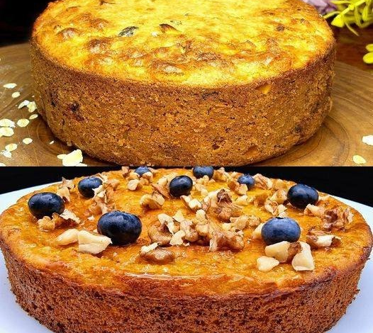 Receta de pastel de avena, manzana y zanahoria sin culpa: sin azúcar, sin harina