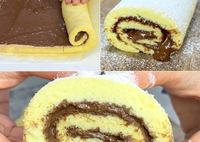 Rollo con Relleno de Chocolate: Un Postre Irresistible para los Amantes del ChocolateRollo con Relleno de Chocolate: Un Postre Irresistible para los Amantes del Chocolate