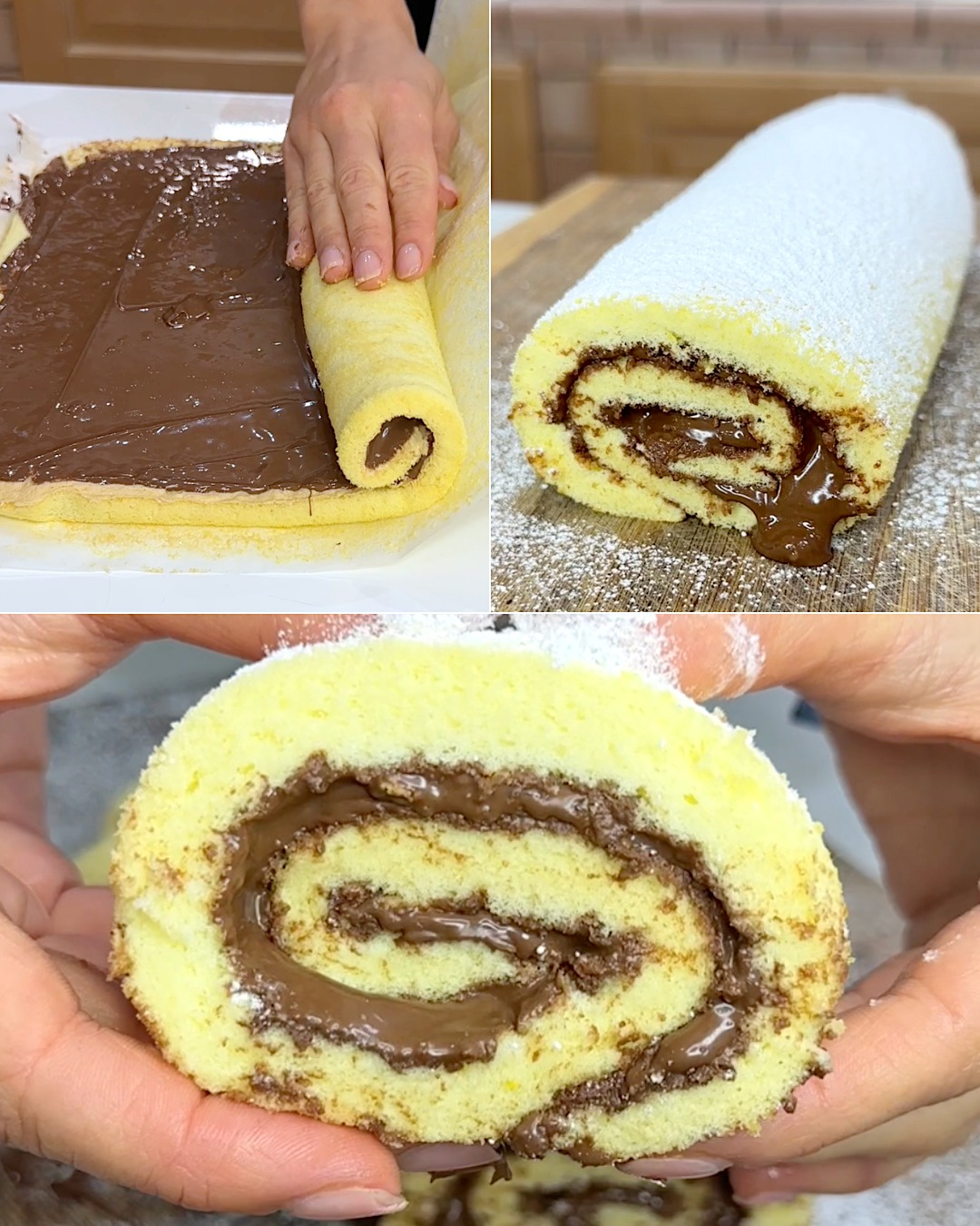 Rollo con Relleno de Chocolate: Un Postre Irresistible para los Amantes del ChocolateRollo con Relleno de Chocolate: Un Postre Irresistible para los Amantes del Chocolate