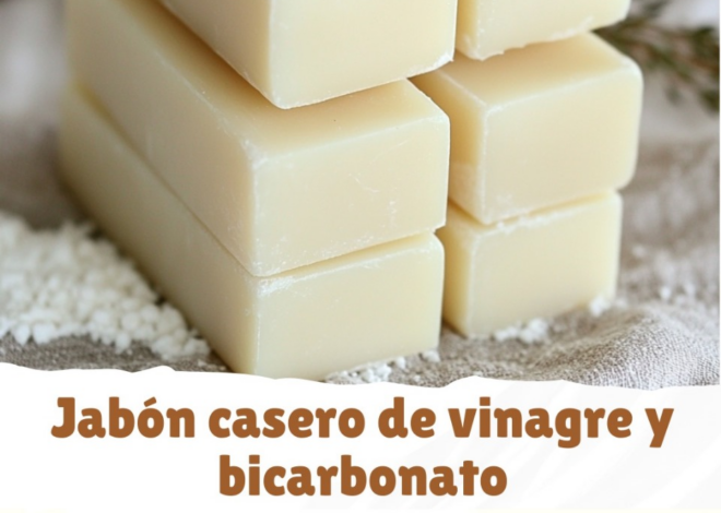 Jabón Casero de Vinagre y Bicarbonato: Receta Completa