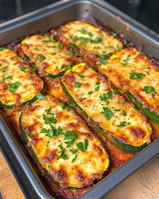 Filetes de Calabacín con Ajo y Queso