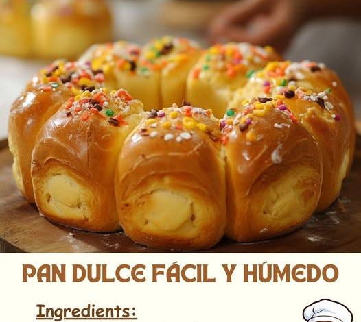 Pan Dulce Fácil y Húmedo