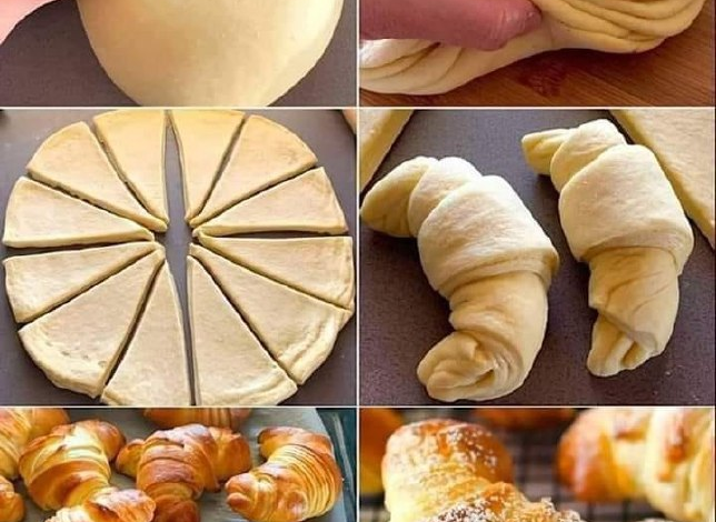 Croissants bicolores súper suaves