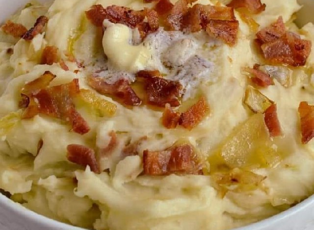 Colcannon irlandés tradicional