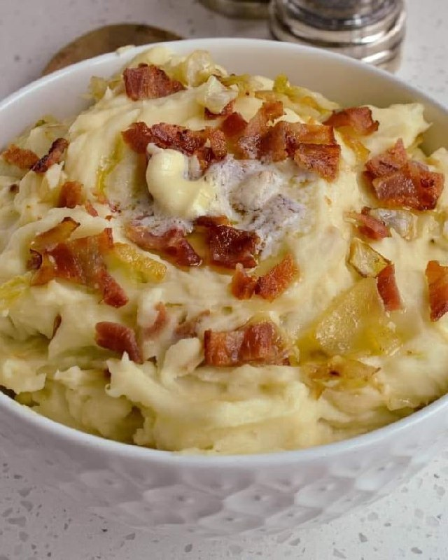 Colcannon irlandés tradicional