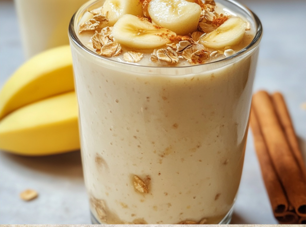 Licuado de Manzana, Canela y Avena