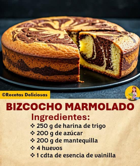 BIZCOCHO MARMOLADO