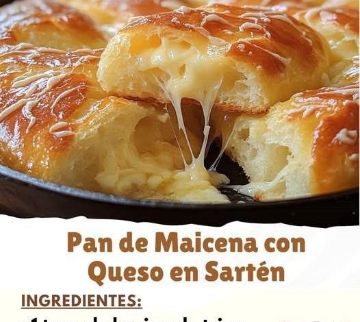 Pan de Maicena con Queso en Sartén