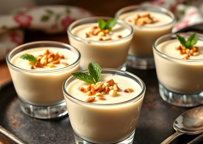 Vasitos de Mousse de Turrón