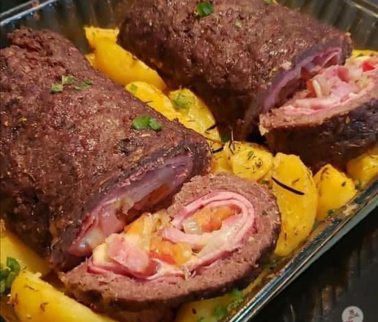 Receta de Rollo de carne