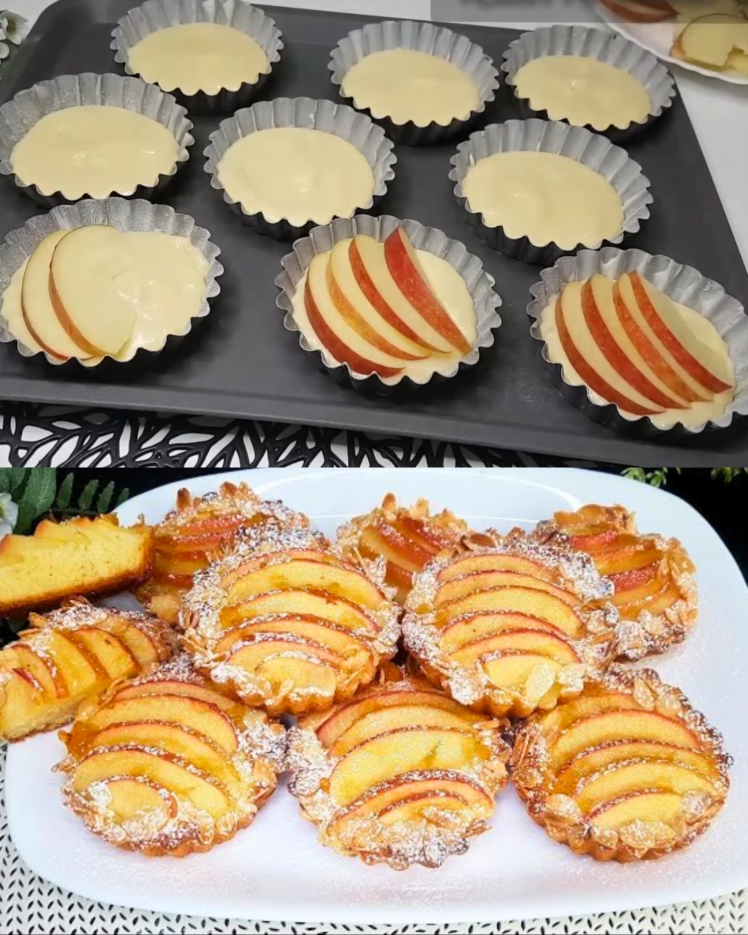 Receta de muffins de manzana y almendras