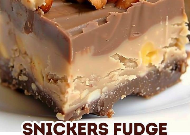 La mejor receta de dulce de azúcar Snickers