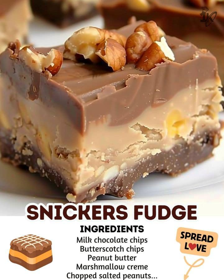 La mejor receta de dulce de azúcar Snickers