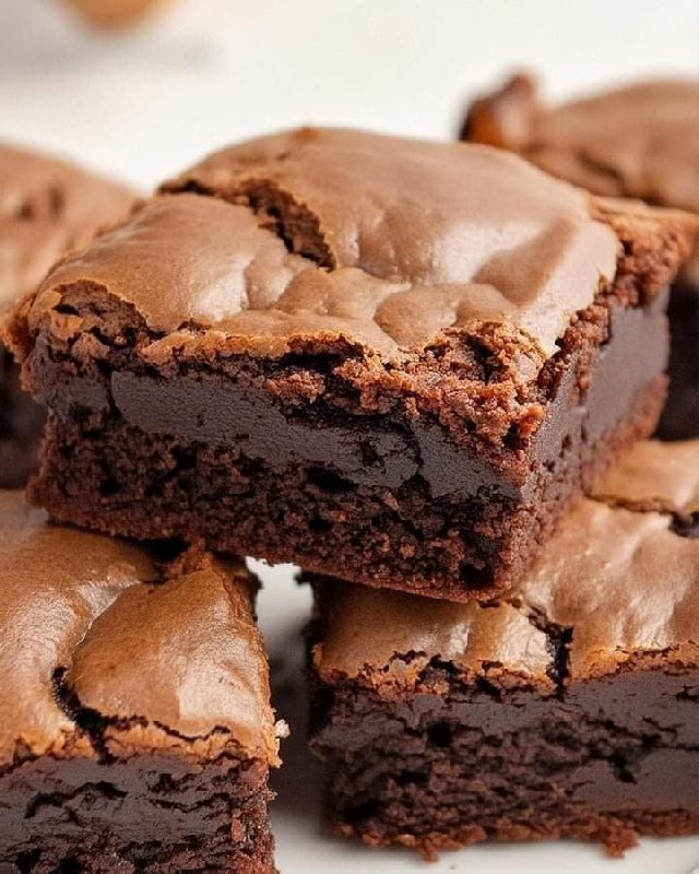 Brownies con sabor a chocolate