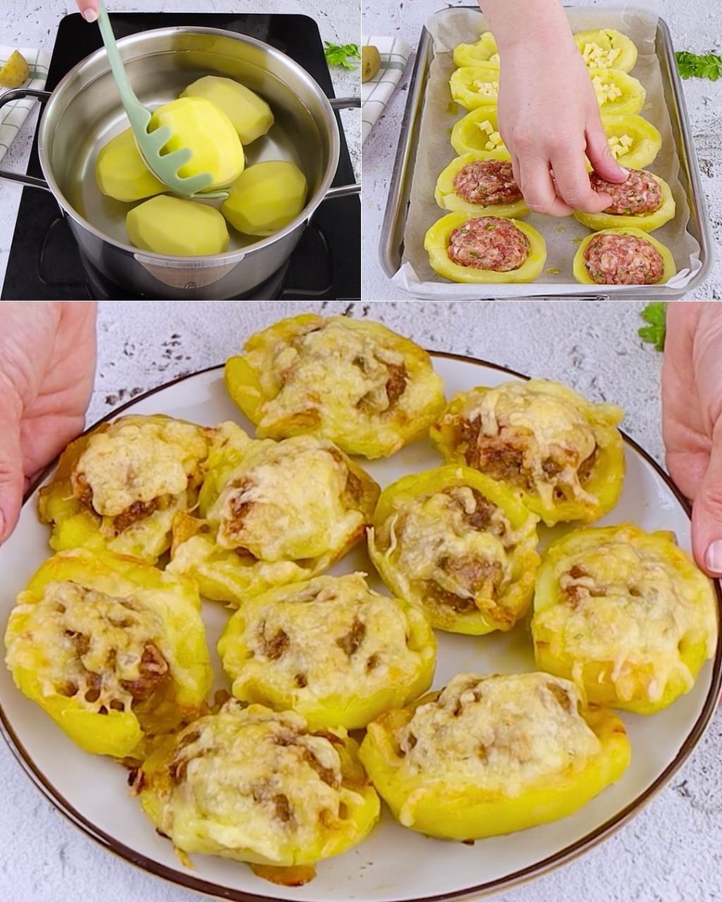 Patatas rellenas: receta fácil y sabrosa