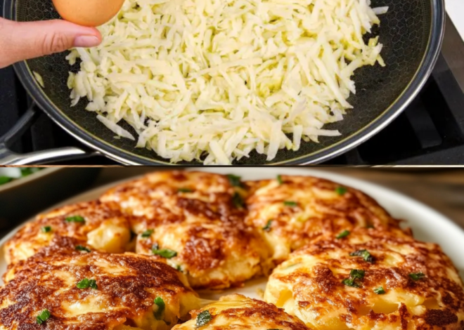 Tortitas de patata y mozzarella