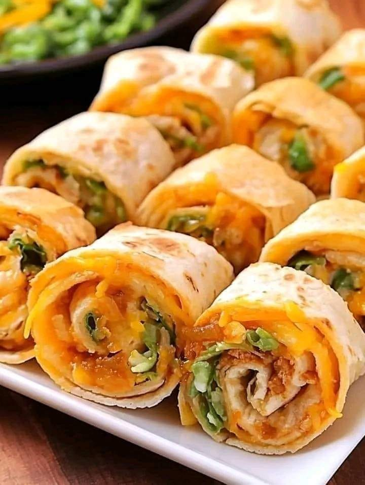 Rollitos de tortilla para tacos