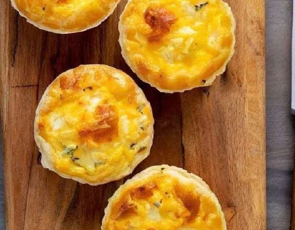 Mini quiches de huevo fáciles