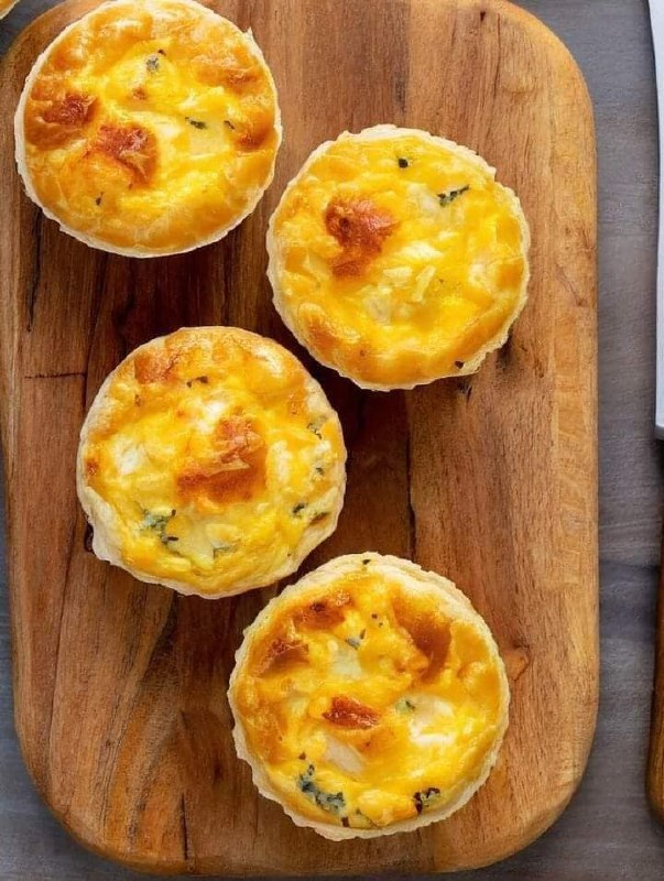 Mini quiches de huevo fáciles