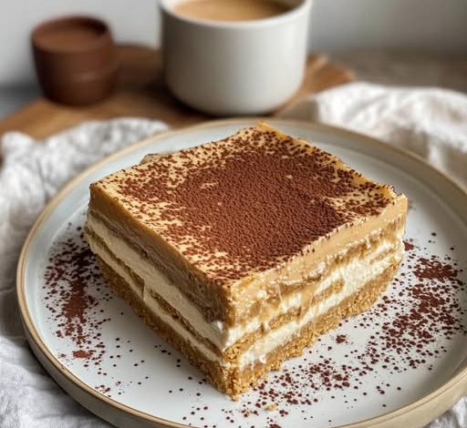 Tarta de Café sin Horno